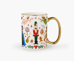 Nutcracker Holiday Porcelain Mug