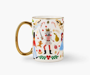 Nutcracker Holiday Porcelain Mug