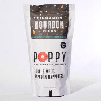 Cinnamon Bourbon Pecan Poppy Handcrafted Popcorn