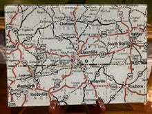 Load image into Gallery viewer, Danville, VA 1935 Map Cutting Board

