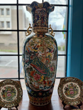 Load image into Gallery viewer, 20th Century Vase with Hand Painted Panels
