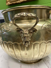 Load image into Gallery viewer, Vintage Signed Soutterware Brass Respousse Planter
