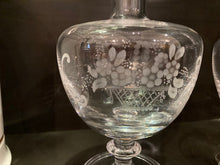 Load image into Gallery viewer, Etched Glass Decanter

