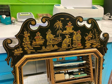 Load image into Gallery viewer, Vintage LaBarg Chinoiserie Black &amp; Gold Mirror

