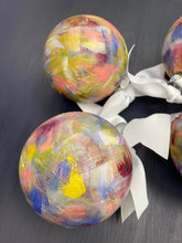 Load image into Gallery viewer, Hand-Painted Abstract Ornaments by Local Artist Staci Turner Wall
