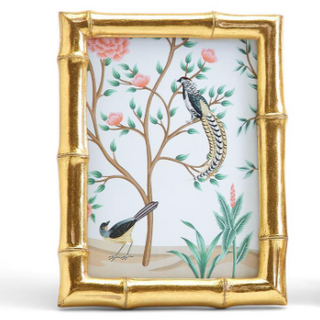 Gold Faux Bamboo Picture Frame (5x7)