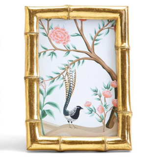 Gold Faux Bamboo Picture Frame (4x6).